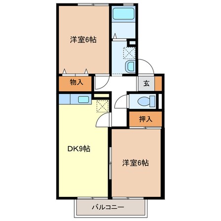 ファミーユ21　Ａの物件間取画像